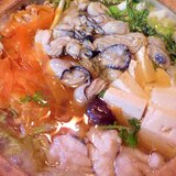 鱈と牡蠣の鍋